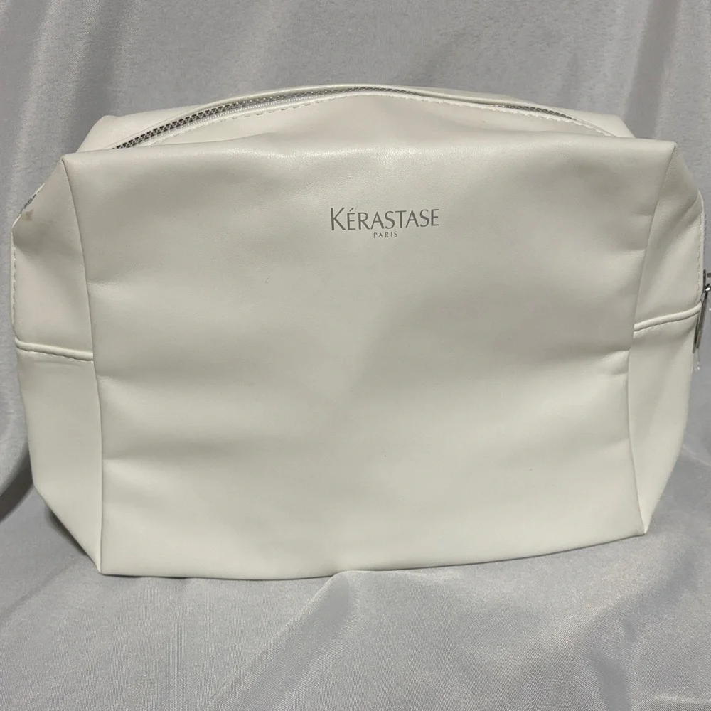 KERASTASE PARIS White Cosmetic Bag